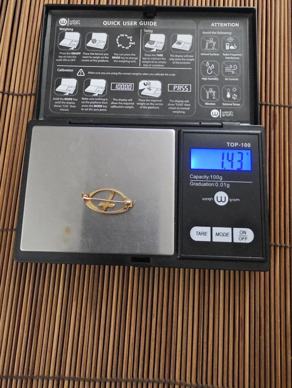 N/A item has